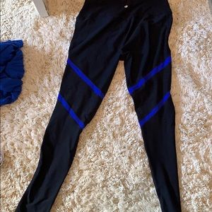 Black and Blue comfy leggings